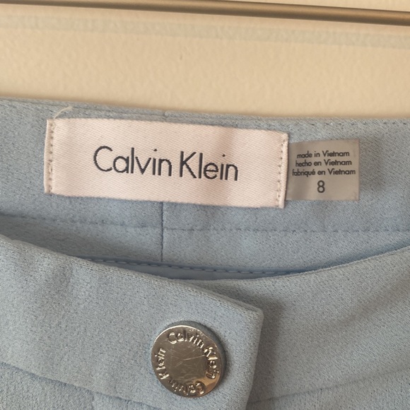 EUC Calvin Klein Baby Blue Dress Pants - Picture 2 of 4